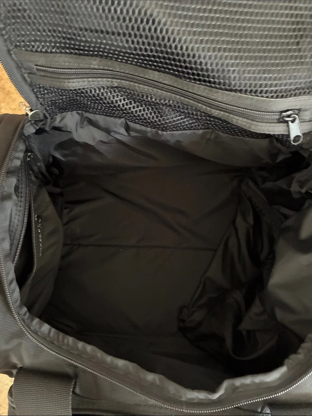 Chrysler Crossfire Touring Gear Duffel Bag Black Travel Satchel OEM with Strap